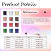 Versatile Brass Wires for Crafting Supplies 12 Gauge Soft Bendable Sturdy Metal for Jewelry and Armatures 12 Color