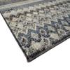 Extra-soft Living Room Rug Horizon Pattern Grey Black Beige 120x170
