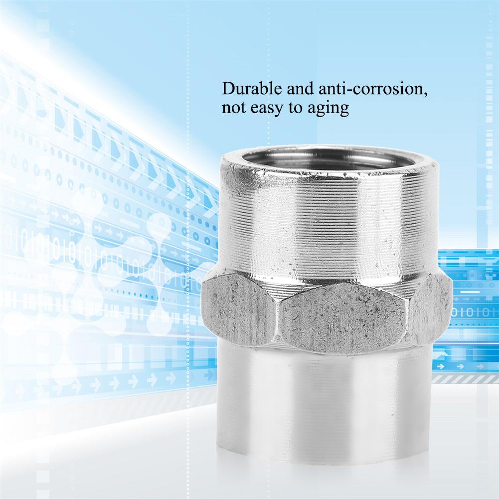 5 sztuk G1/2 Złączka Adapter do Rur ze Stali Nierdzewnej do Łazienki Kuchni (b)