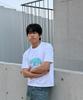 AMOU Cali Bear Half T-Shirts White