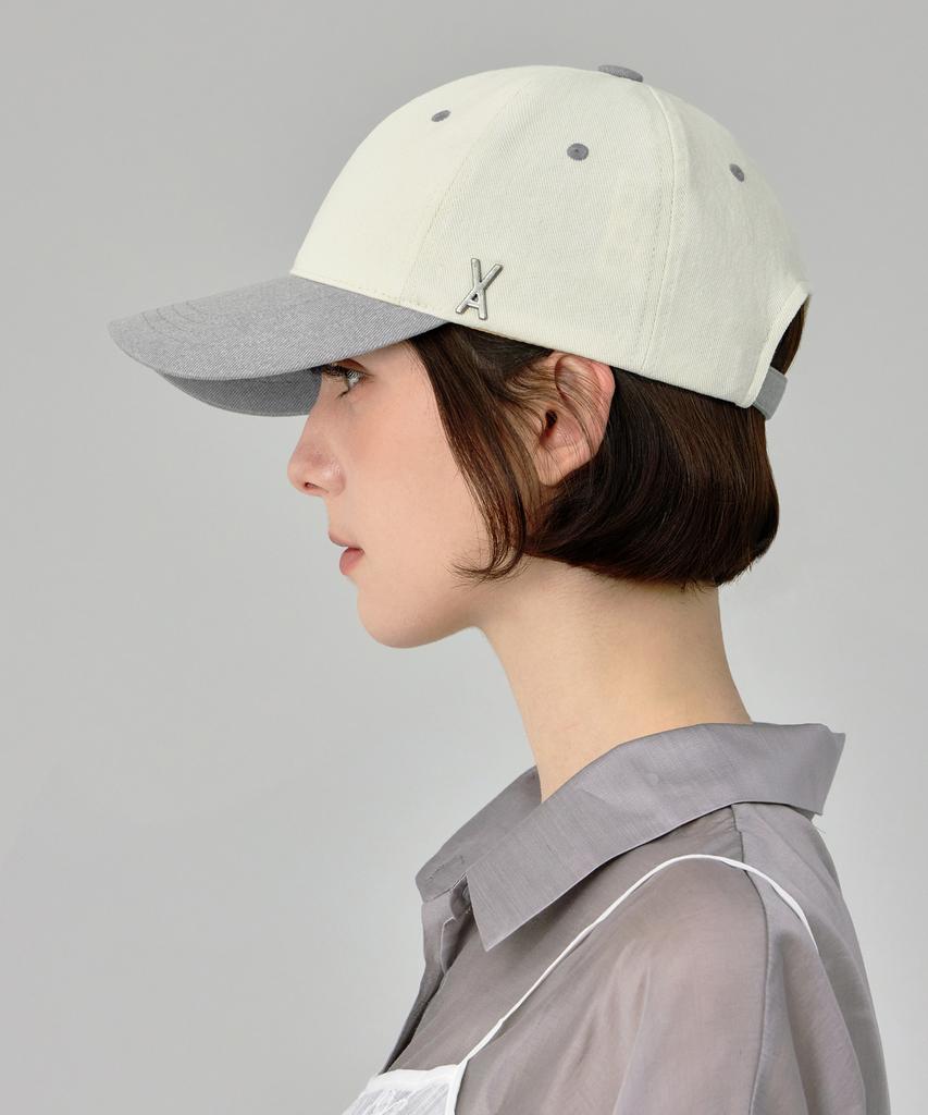 Bajal Va Studded Two-Tone Ball Cap Gray