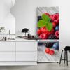 Refrigerator Fridge Cover Fruits Stickers Door Landscape Plant Sea Vinyl Self Adhesive Kitchen Furniture Decor Wrap Freezer Sticker Diy