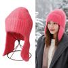 Soft Plush Ear Protections Faux Furs Cold Weather Cap Windproof Earmuffs Unisex Design Winter Earflap Hat Soft Knit Cap