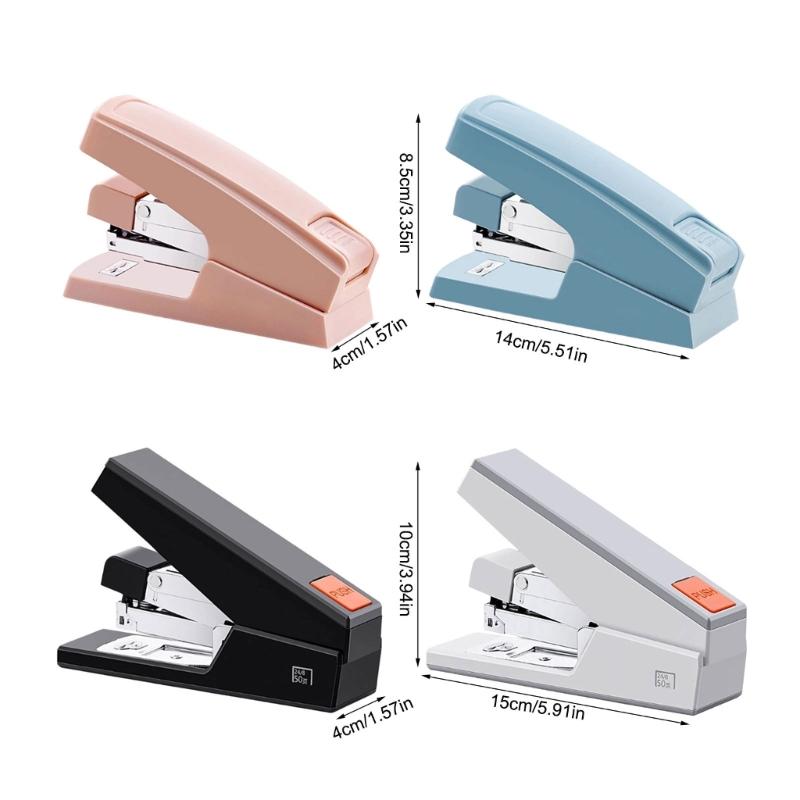 Heavy Duty Stapler With 1000 Staple 50 Sheets Capacity Slip Resistant Base Office Stapling Machine for Booklet Document