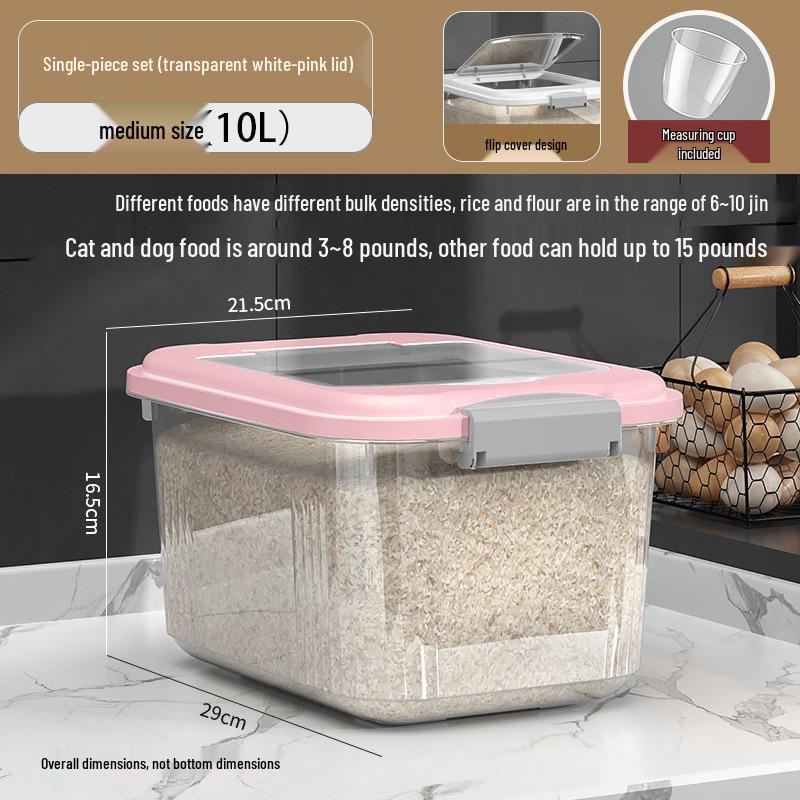 Versiegelter Insekten- und Feuchtigkeitsschutz-Aufbewahrungsbehälter für Reis & Mehl mit großem Fassungsvermögen