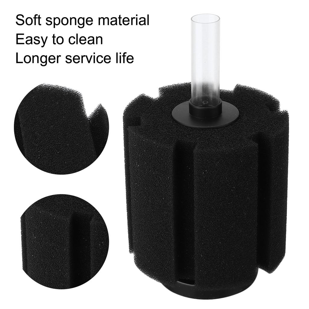 Fish Sponge Filter Soft Aquarium Sponge Foam Filter with Extension Tube for Fish s