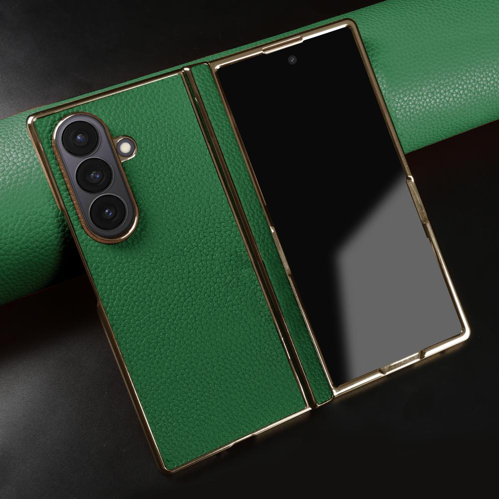 Līču īstas ādas maciņš priekš Samsung