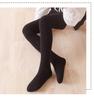Socks for Set of Warm Socks for Cold Suitable for Middle Elementary and High Solid Ages 8 and Black [ZGKULAEAOW] Knee-High Kids, 2, Fleece-Lined,