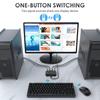 Switch KVM USB/HDMI a 2 Porte per la Condivisione di Tastiera, Mouse, Stampante e Monitor