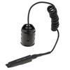 Full Metal 2 Button Remote Pressure Tail Switch for T20 IR Flashlight Professional Black Control