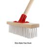 Brosse de sol à poils durs en nylon à long manche