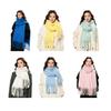 Women Scarf Extra Large Blanket Shawl Wrap Solid Color Oversized Thickened Winter Warm Shawl Wrap Cold Weather Accessory