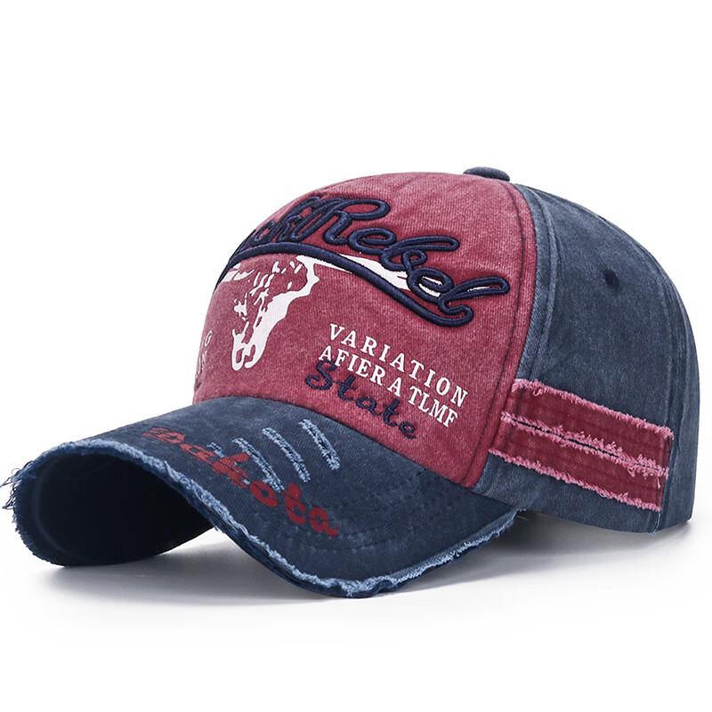 American Retro Embroidered Distressed Baseball Cap