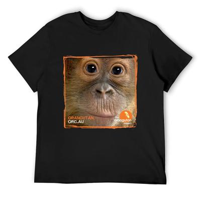 Yeux d'Orang-outan - Fenêtres sur leur Âme T-shirt t-shirts graphiques de rappeur T-shirt à manches courtes t-shirts Vêtement blouse pour hommes
