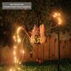 Retro Metal Kettle Light Waterproof Butterfly Solar Watering Can Solar Butterfly Garden Lights for Outdoor Garden Yard Decor