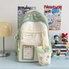 Schoolbag college style new Japanese ins high value fresh and sweet backpack junior high school students lightweight large capacity backpack