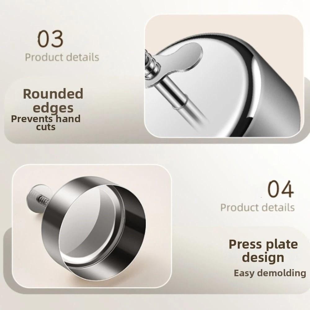 Stainless Steel Rice Ball Mold Round Sushi Rice Ball Maker Dessert Mold Onigiri Mold  Kids Lunch