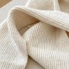 Winter Knit Balaclava Hat with Hood and Neck Warm and Slimming Cute and Solid Perfect for or Cycling Women's Scarf, 2-in-1 Warmer, Hood, Color,