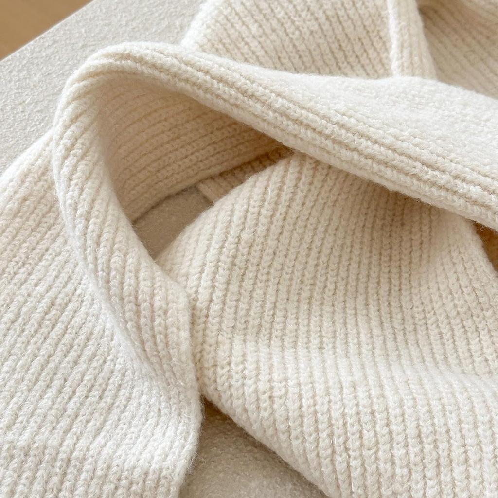 Winter Knit Balaclava Hat with Hood and Neck Warm and Slimming Cute and Solid Perfect for or Cycling Women's Scarf, 2-in-1 Warmer, Hood, Color,
