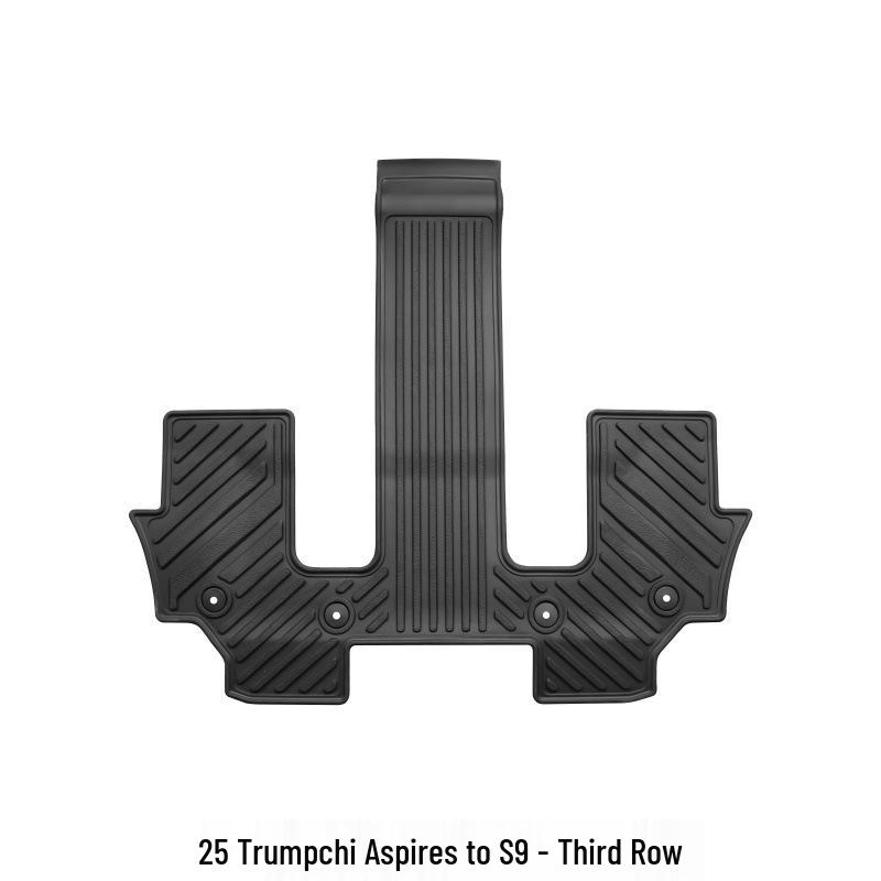 Compatible with 25 Trumpchi Xiangwang S9 models: 3D High-Edge TPE Floor Mats, Anti-Slip Interior Accessories.