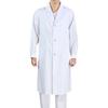 Unisex Doctor Nurse Workwear Long Sleeve Short Sleeve Lab Coat White Winter Summer