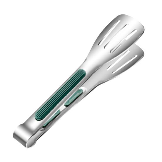 

Stainless Steel Food Tongs Serrated Grip Tongs for Bread BBQ & Buffet Serving S