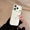 Transparent White Star Phone Case Compatible with iPhone 16, iPhone 17, and iPhone 17 Pro Max