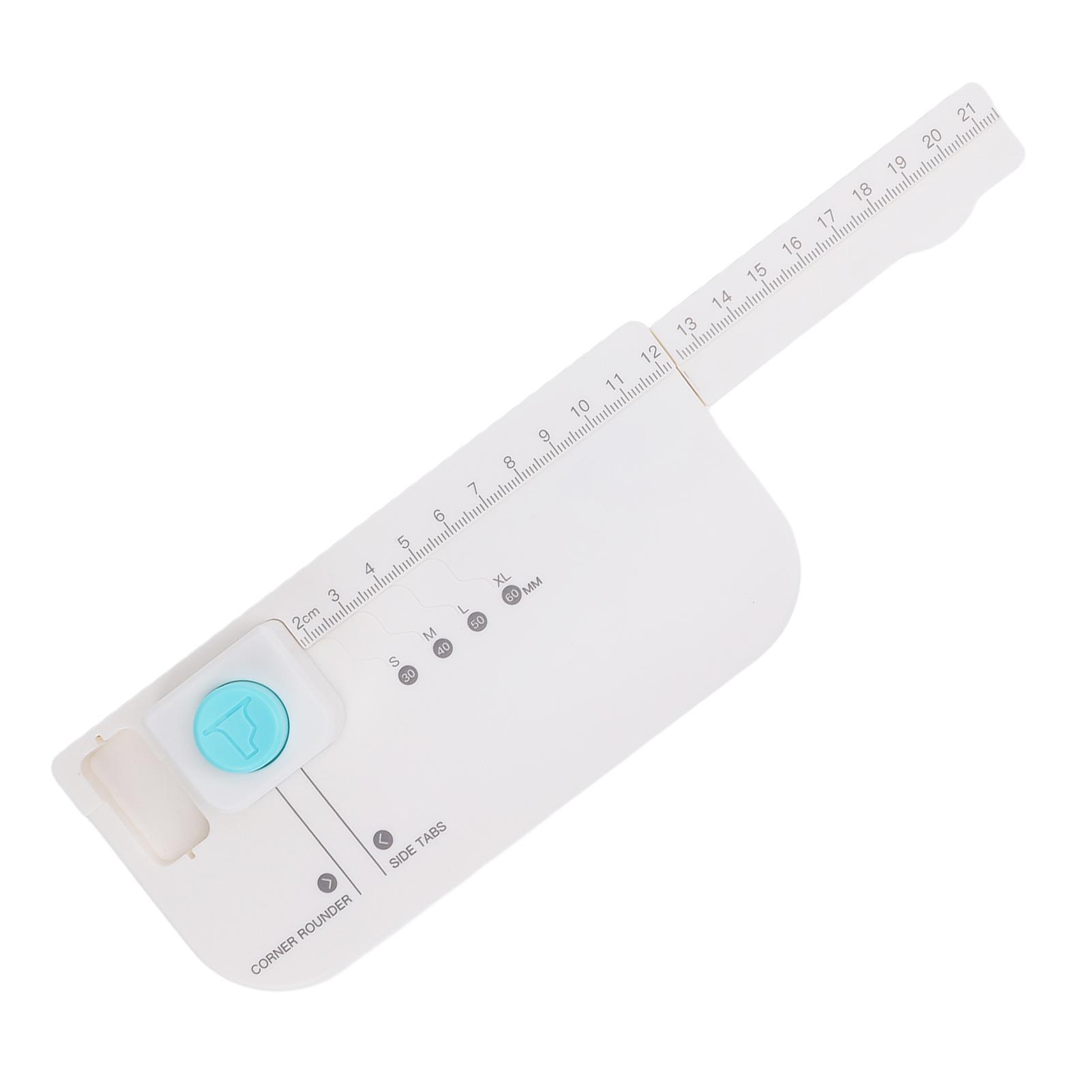 

Tab Puncher for Paper Crafts Multifunctional File Hole Divider Punch Board 4 Sizes Labels for Scrapbooking