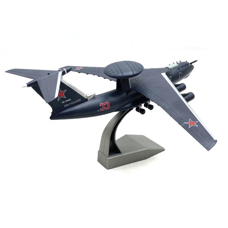 1/200 Scale Soviet A-50U AWACS Aircraft Model Diecast Metal Military Plane Finished Decorative Ornament Collect Gift