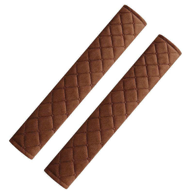 Car Soft Seat Belt Cover Universal Auto Seat Belt Covers Warm Plush Safety Belts Shoulder Protection Auto Interior Accessories