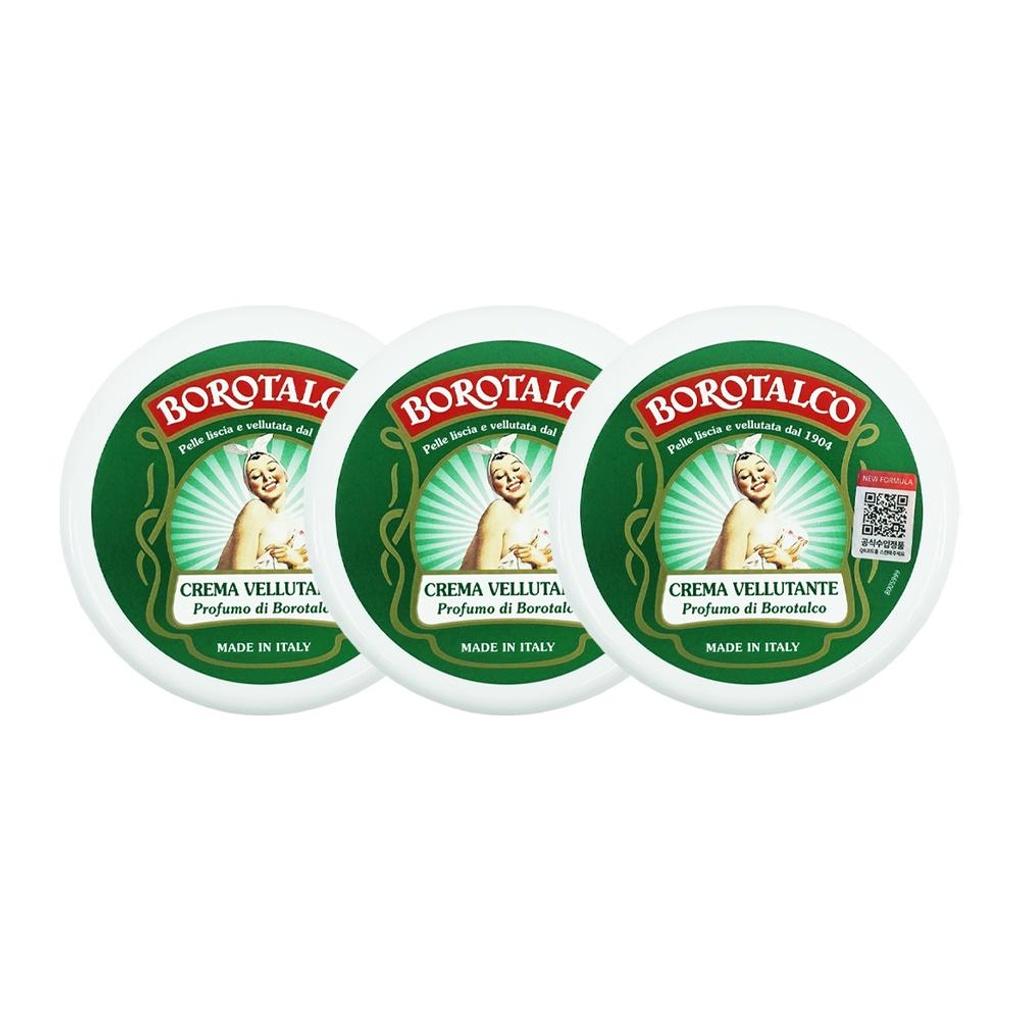 Borotalco Velveting Body Cream 150ml X 3