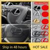 2026 Hot Interior Stickers Car Steering Wheel Badge Emblem Sticker For GX470 GX460 GX400 LX470 LX570 RX270 RX300 IS200 IS2