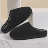 Fashion Winter Home Warm Plush Slippers Women Solid Color Soft Sole Fluffy Slippers Woman Closed Toe Non-Slip Cotton Shoes Slides 2025