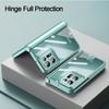 Capa For Oppo Find N2 Case Hinge Plating Transparent Full Protection With Front Screen Glass Clear Hd Cover For Find N2 5g Cases