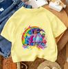 Fashion Children T Shirt Trolls Cute Kawaii Design Boys Girls Summer Street Style Crew Neck