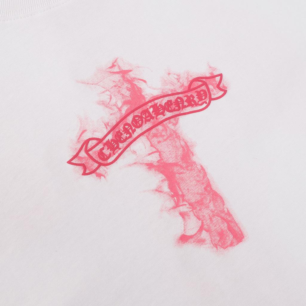 9986 CHROME HEARTS 2025 Suve Uus Kõrge Kvaliteediga Puuvillane Ümara Kaelusega Vaba Lõikega Suure Suurusega Meeste ja Naiste T-särk Paari T-särk