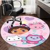 1pc Gaby's Bubble House2 Design Printed Area Round Carpet for Bedroom Living Room Home Decor Rugs Mat Non Slip Mat Rug for Bedside