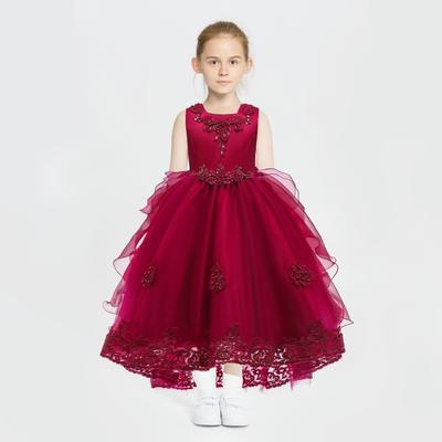 Bílé Letní Dětské Společenské Společenské Šaty Pro Dívky Krajkové Šaty Tutu Šaty Princezna Křtu Elegantní Party Svatba 3 7 10 12 let