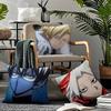 T-Tougen A-Anki Anime Pillow Case Comfort Sofa Bed Silky Elegant Invisible Zipper Custom Decorative Cushion Cover