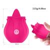 Rose 10 Vibrating Tongue Licking Vibrator Clitoris G-spot Stimulator Pussy Licker Masturbator Adult Couple Female Porn Sex Toys