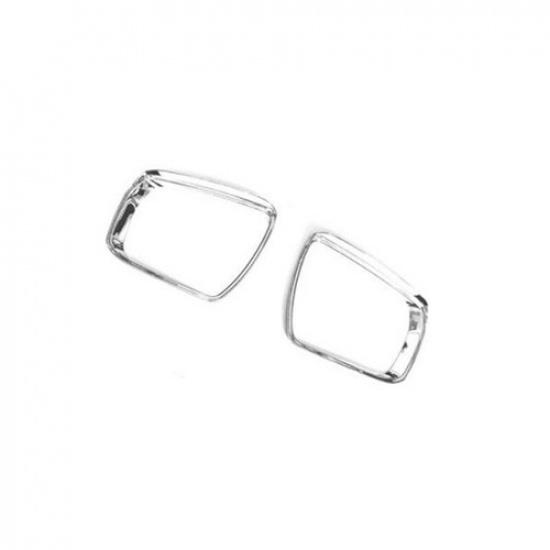 Chrome Rearview Mirror Rain Eyebrow Cover Trim For Isuzu D-Max Dmax 2021-2024