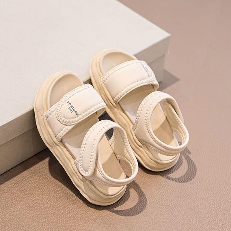 

Мальчиковая обувь Спортивные сандалии Девочковая обувь 2025 лето детская обувь 6-12 лет Мягкая подошва Детская пляжная обувь 37 inner length 22.7cm бежевый