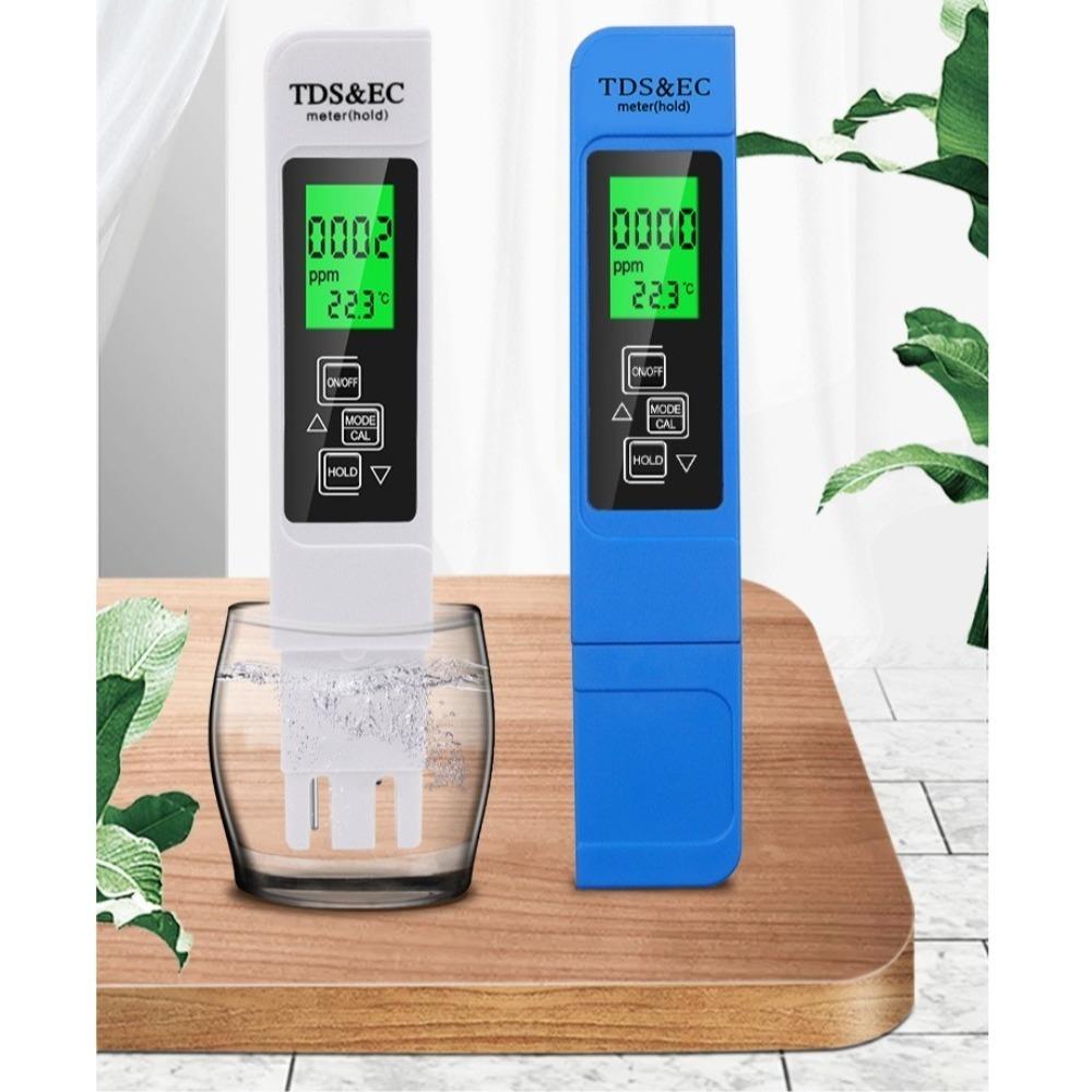 3-in-1 Water Tester Digital Display PPM Meter High Accuracy Water Quality Tester  Aquariums