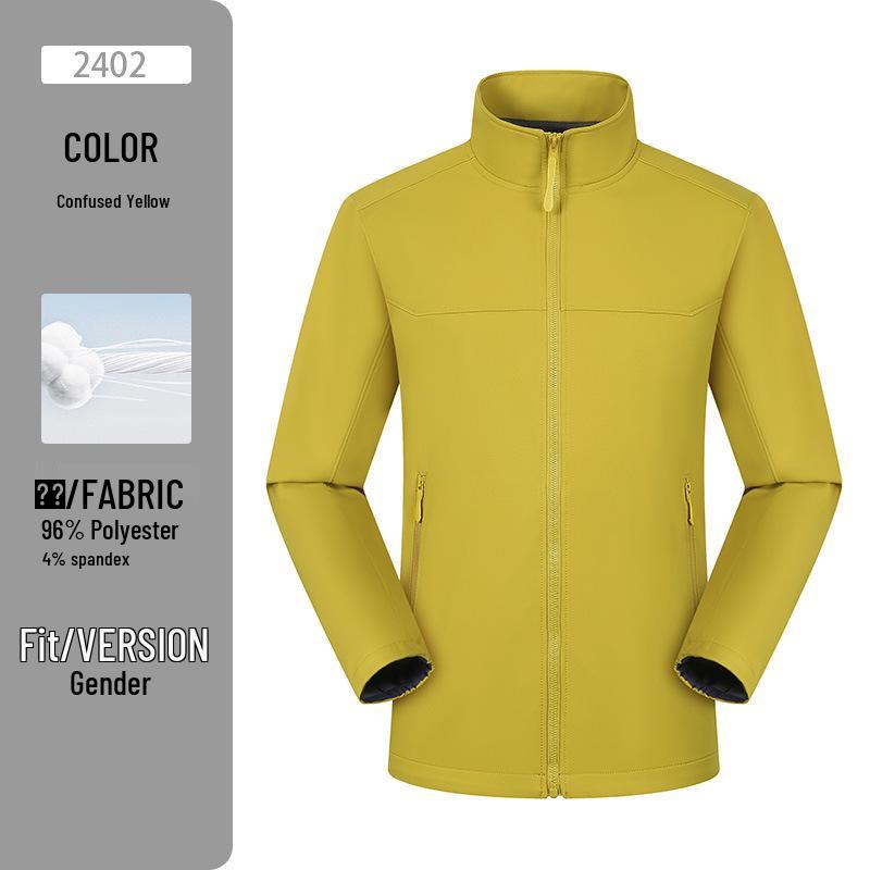 Unisex Windproof Softshell Parka: Waterproof Hiking Jacket for Autumn/Winter