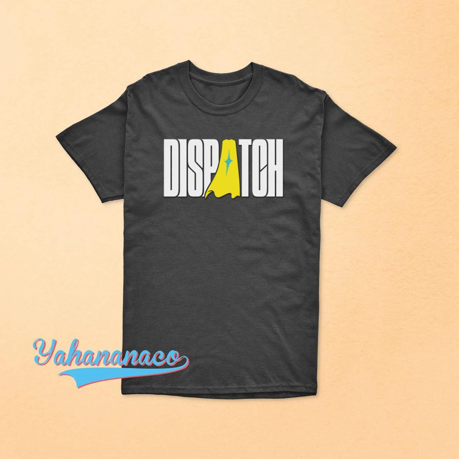 Dispatch Game T-shirt Adventure Story Hero Player Choice Based Series Black Gildan T-Shirt S