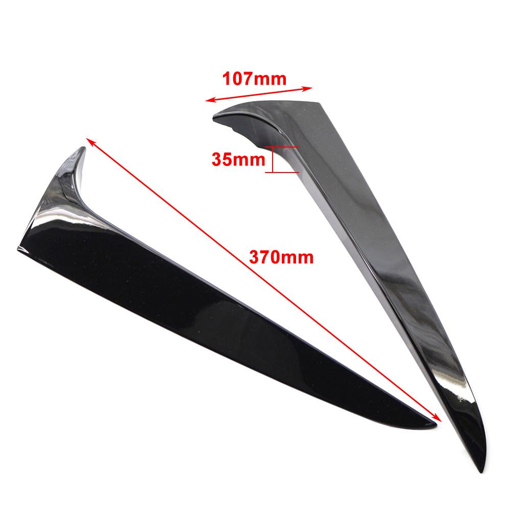 Lesklý černý spoiler zadního okna ozdoba bočního křídla pro BMW X3 F25 2011 2012 2013 2014 2015 2016