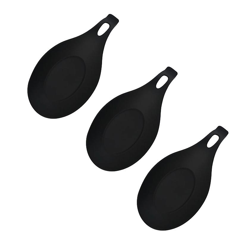 1/2pcs Heat Resistant Silicone Spoon Shelf Chopstick Tray Pot Holder Stove Organizer Utensil Spatula Holder Spoon Pad Kitchen To