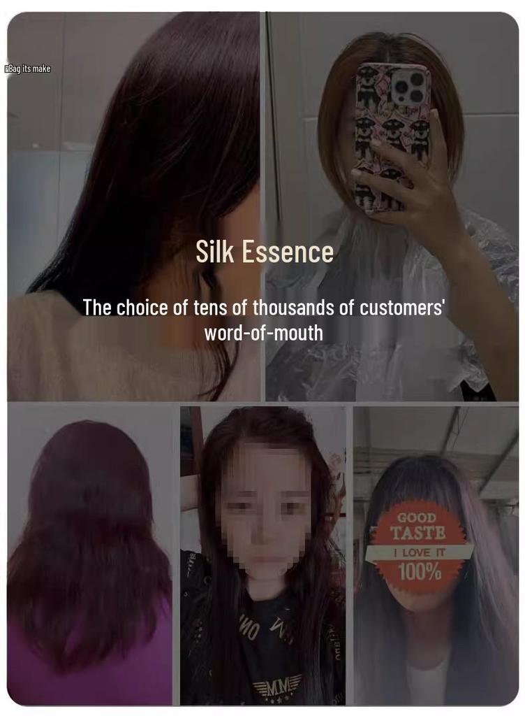 Zhang Hua Si Jing Plant-Based Black Hair Dye Cream To Cover Gray Hair