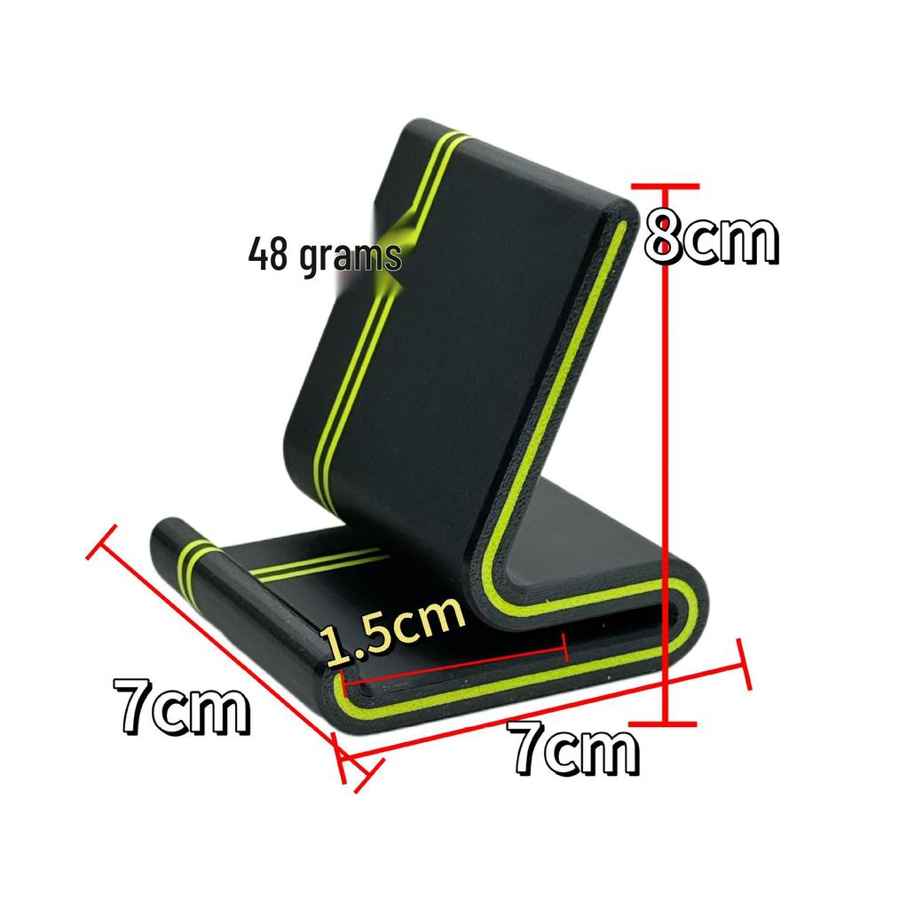 3D Printed Multifunctional Phone Holder: Portable Desktop Stand for Home, Office & Streaming