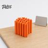 Creative Desktop Ornament 3D Printed Slime Cube Fidget Toy, Squishy Puzzle Stress Relief Toy for Desk Office, Geometric Decor with Matte Finish,